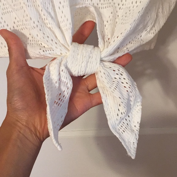 Madewell NWT white tie shirt new size extra small - Picture 7 of 9